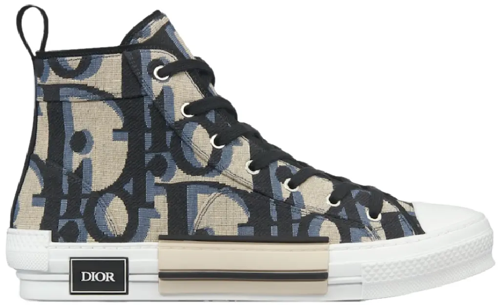 Giày Dior B23 High-top Sneaker 'Beige Black' 3SH126ZXX-H961