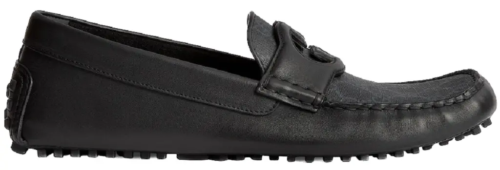 Giày Gucci Interlocking G Driver 'Black' 730148-AAB7Z-1000