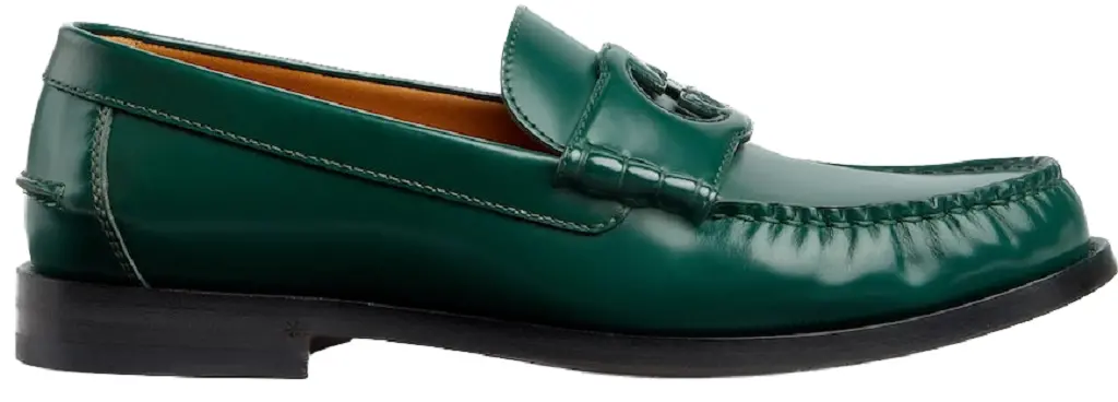 Giày Gucci Interlocking G Loafer 'Green' 738470-17X00-3154