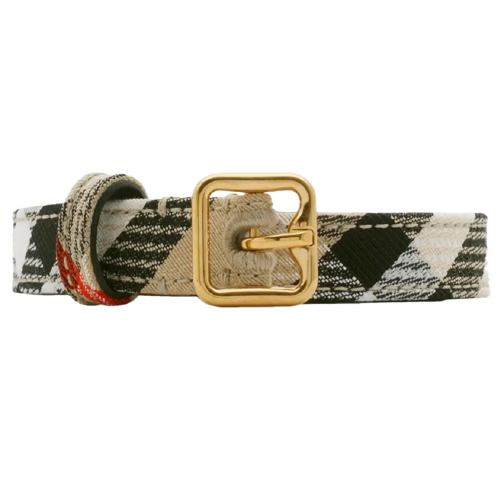 Thắt Lưng Burberry Thin Check B 'Sand' 80999361