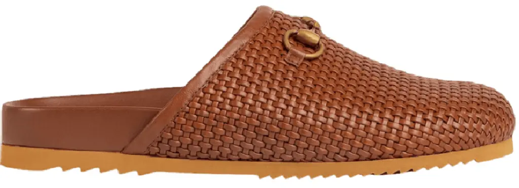 Dép Gucci Horsebit Slipper 'Brown Crochet' 746321-AACAX-2535