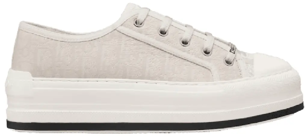 Giày Dior Walk'n'Dior Platform Sneaker 'White' KCK409OLY-S03W