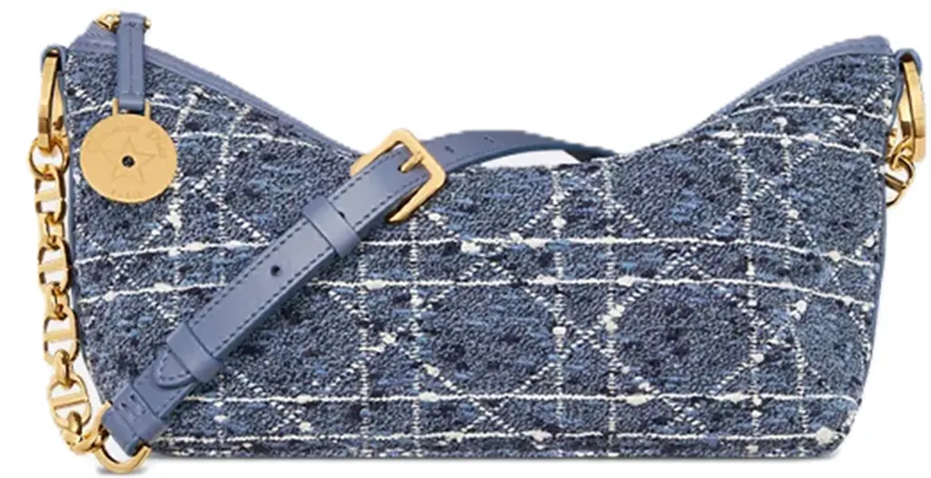 Túi Dior Diorstar Hobo Bag Chain 'Blue' S3202UMFY-M52I