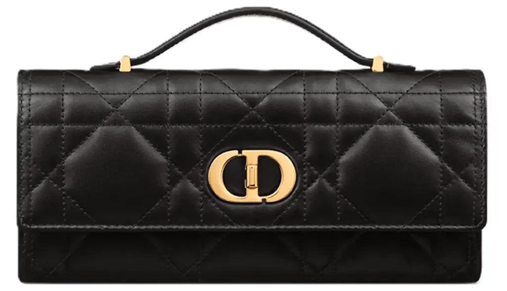 Túi Dior Miss Caro Top Handle Pouch 'Black' S5221UHAG-M900