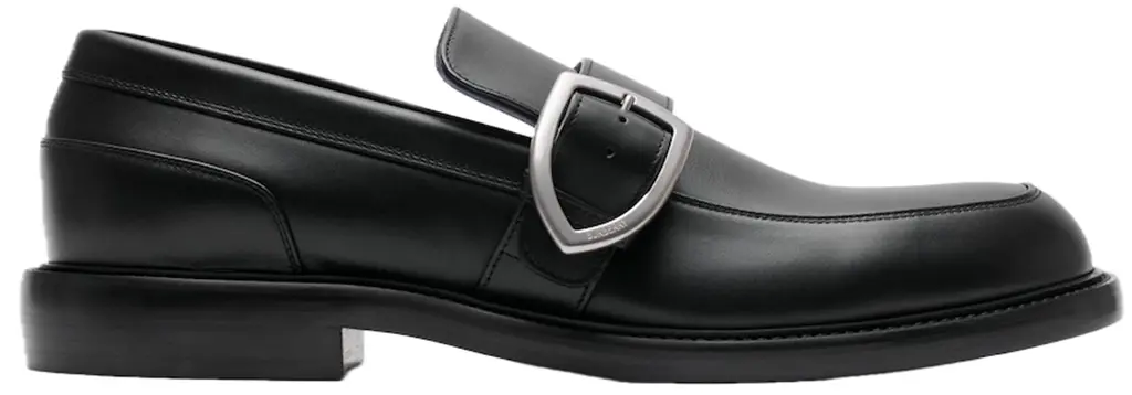 Giày Burberry Leather Cobble Loafers 'Black' 80977321