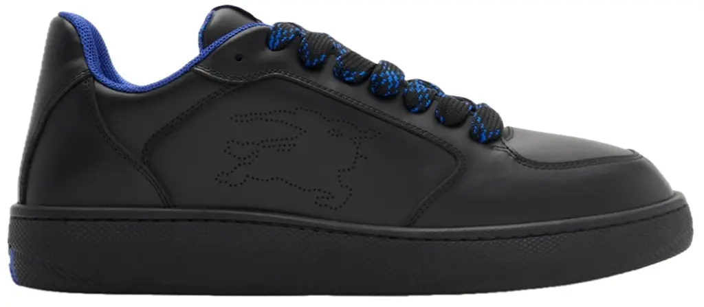 Giày Burberry Leather Stock Sneakers 'Black' 80956921