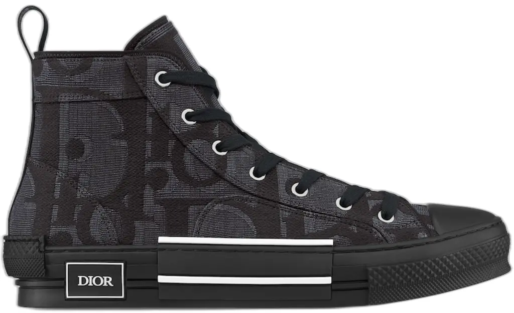 Giày Dior B23 High-top Sneaker 'Black' 3SH126ZXX-H969