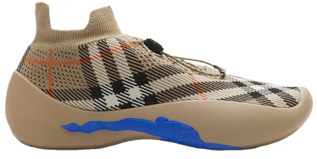 Giày Burberry Check Knit Neptune Sneakers 'Sand' 80993261