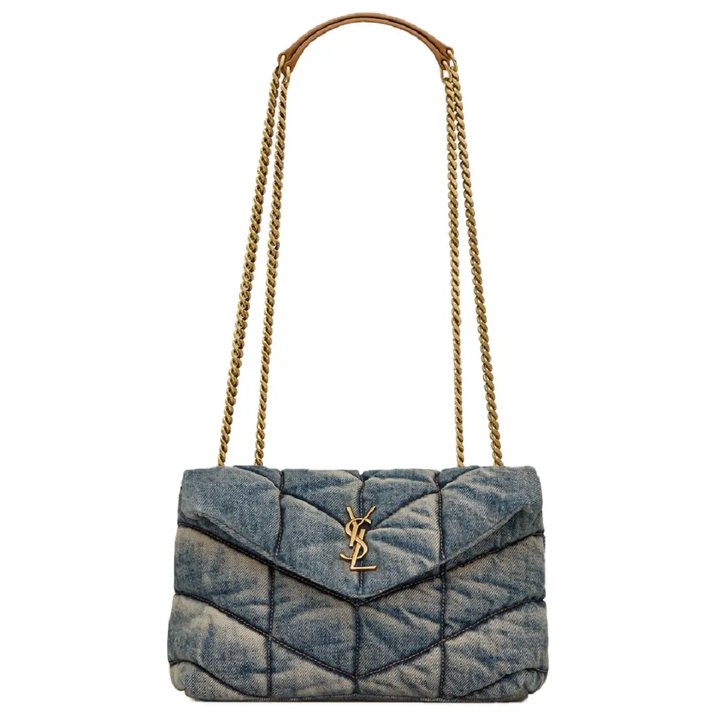 Túi Saint Laurent Puffer 'Rodeo Blue' 7593372PT674575