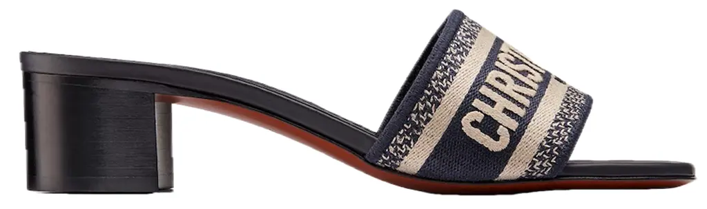 Dép Dior Dway Heeled Slide 'Blue' KCQ244ERC-S56B