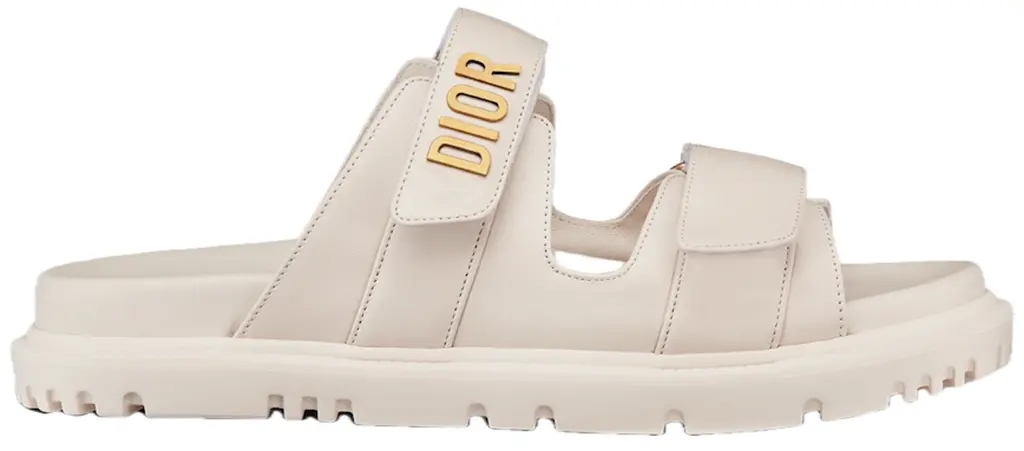 Dép Dior Dioract Slide 'White' KCQ718LAB-S03W