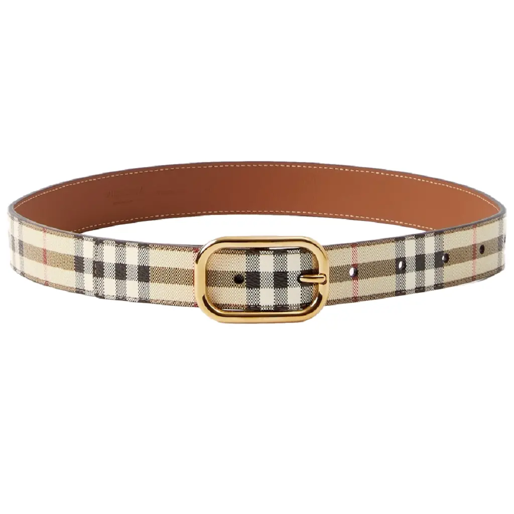 Thắt Lưng Burberry Check Belt 'Beige' 80660591
