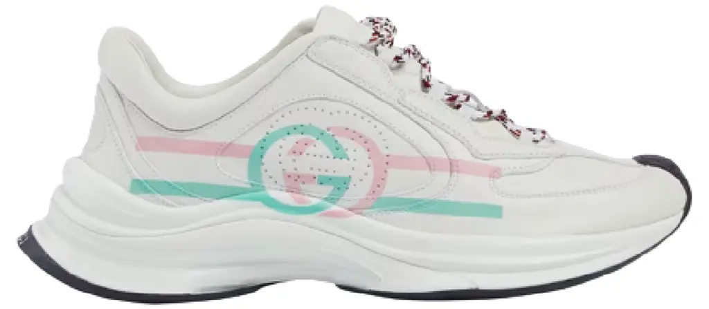 Giày Gucci Run Trainers 'White Leather' 734904-UHH20-9014