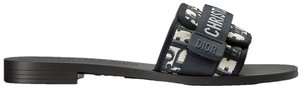 Dép Dior Revolution Slide 'Deep Blue' KCQ431OBY-S56B