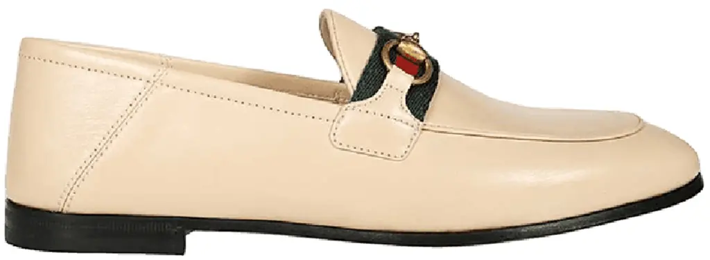 Giày Gucci Web Horsebit Loafers 'Beige' 631619-CQXM0-6761