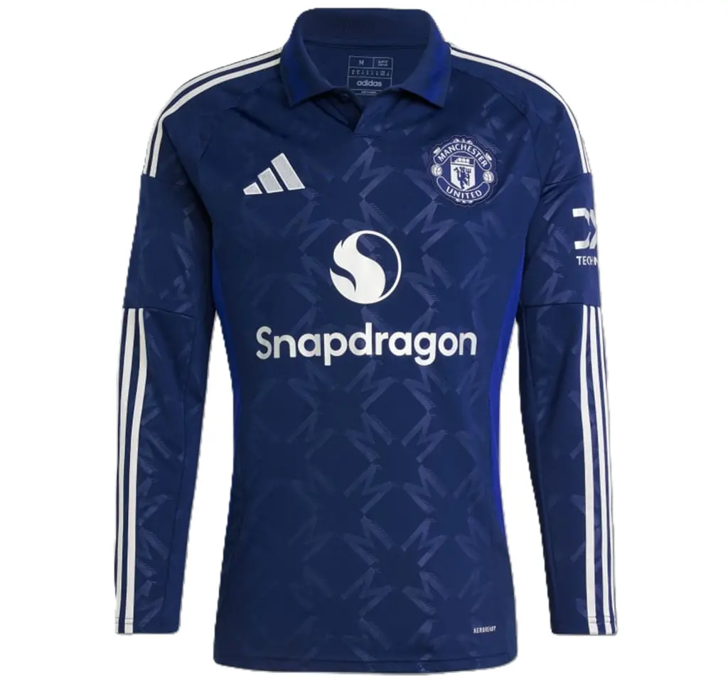 Áo Adidas Manchester United 24/25 Long Sleeve Away Jersey 'Blue' IT1984