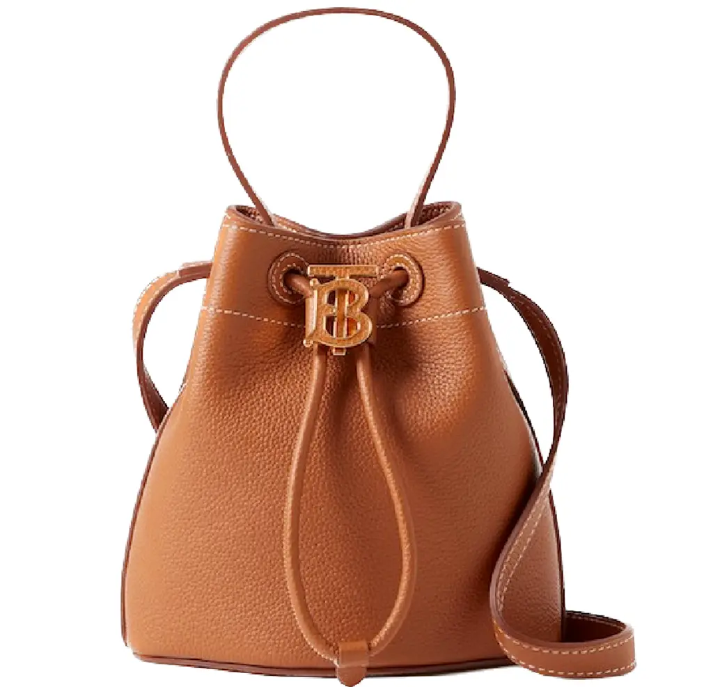 Túi Burberry TB Mini Bucket Bag 'Intense Russet Brown' 80661831