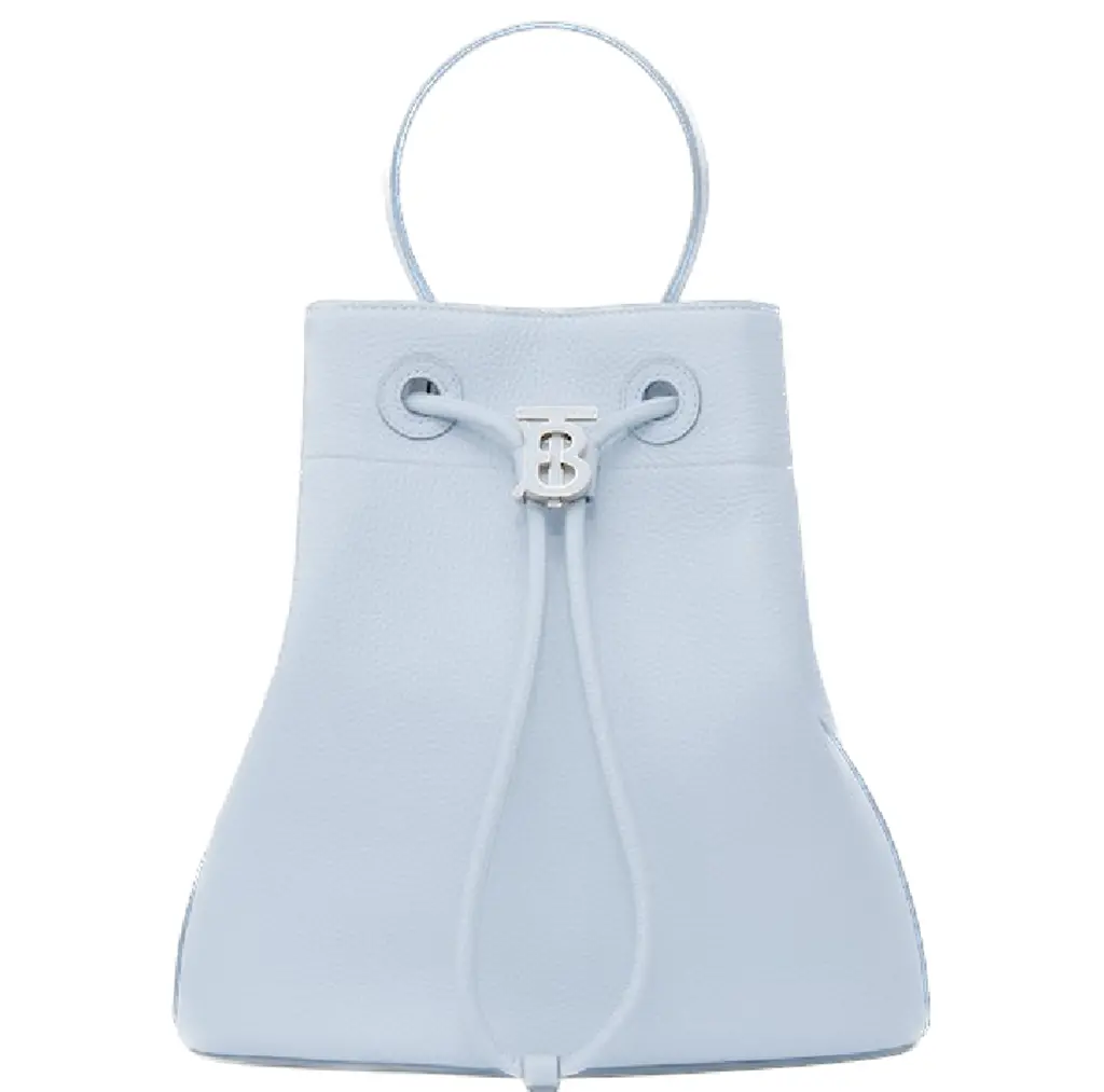 Túi Burberry Grainy Leather Small TB Bucket Bag 'Pale Blue' 80584341