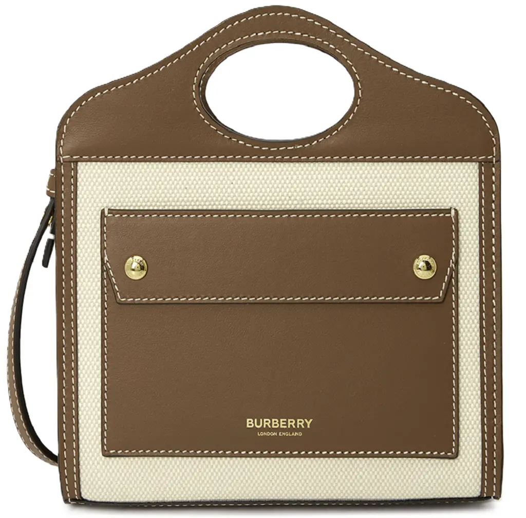 Túi Burberry Micro Pocket Bag 'Ivory' 8052898