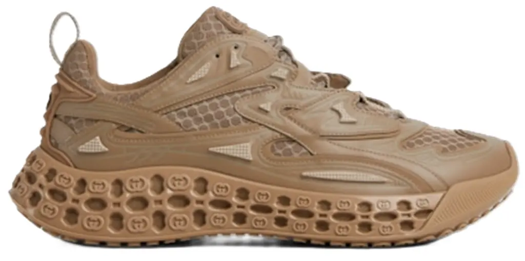 Giày Gucci Cub3d Trainer 'Brown Demetra' 819709-FAEBE-2847