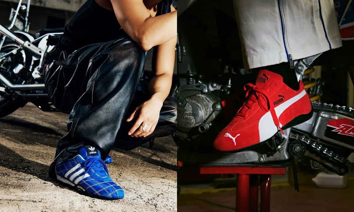 Hinh anh 1: So sanh giua Puma Speedcat va adidas Racer Lo