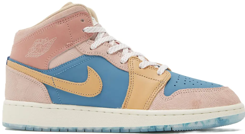 Giày Nike Air Jordan 1 Mid SE GS 'Zen' FN7452-400