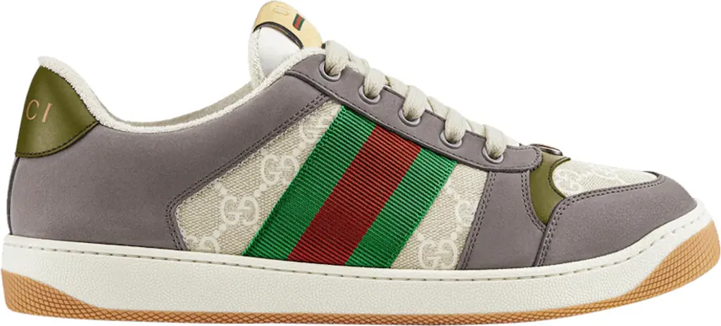Giày Gucci Screener GG Canvas 'Grey Beige' 703648-UULG0-9680