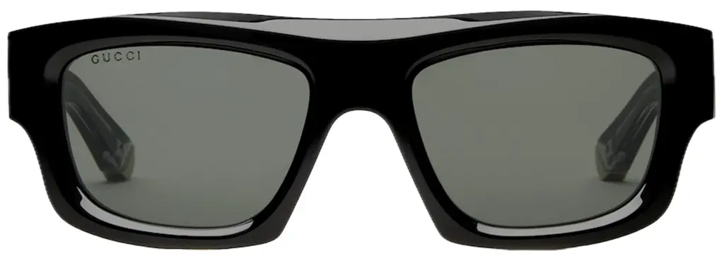 Kính Gucci Rectangular Frame Sunglasses 'Black' 823843-J0740-1012