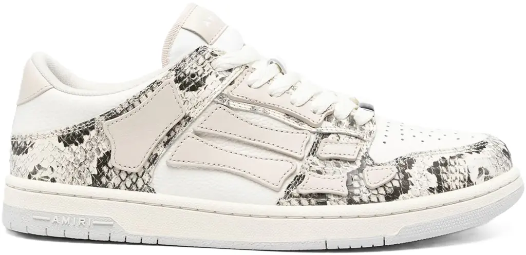 Giày Amiri Skel Top Low 'Snake Alabaster' AMFOSR1056-271