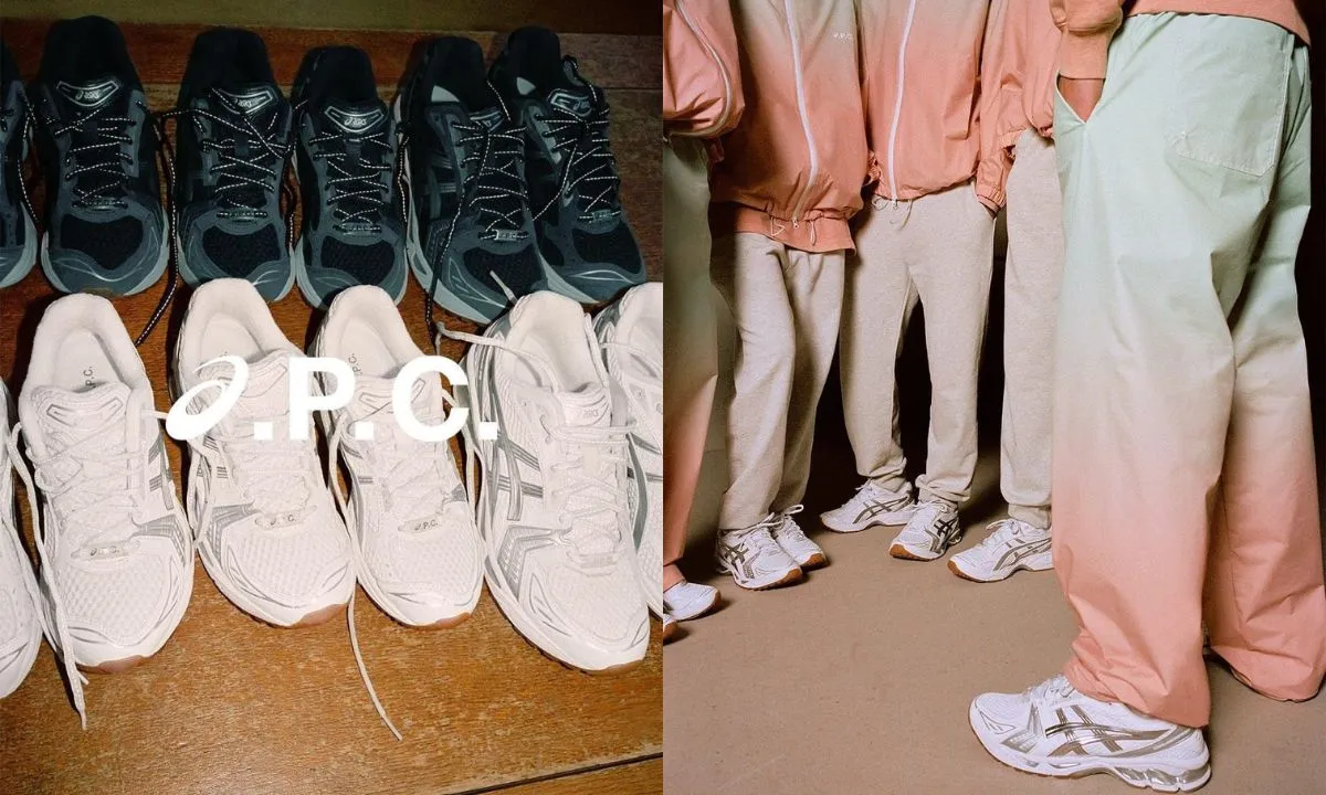 Hinh anh 1: Review bo suu tap moi A.P.C. x Asics Gel-Kayano 14