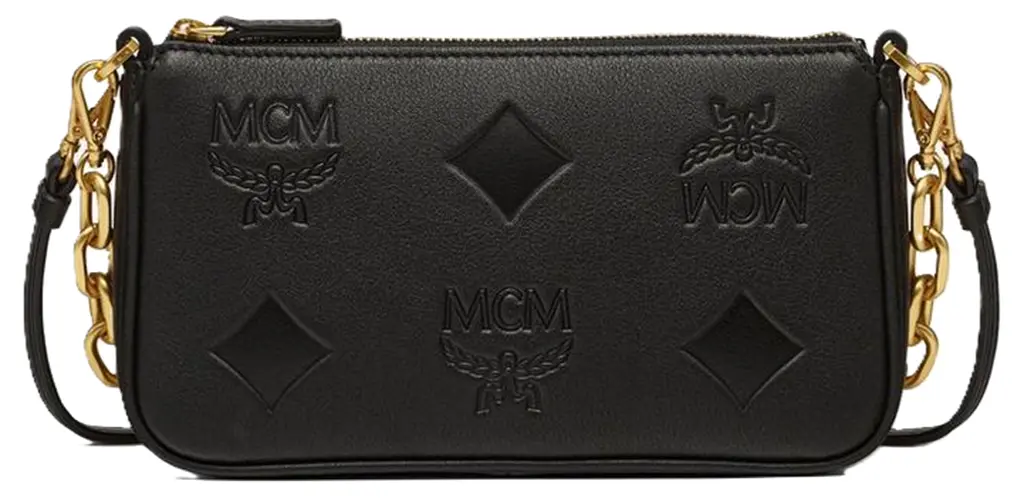 Túi MCM Aren Chain Crossbody in Maxi 'Black' MYZFSTA01BK001