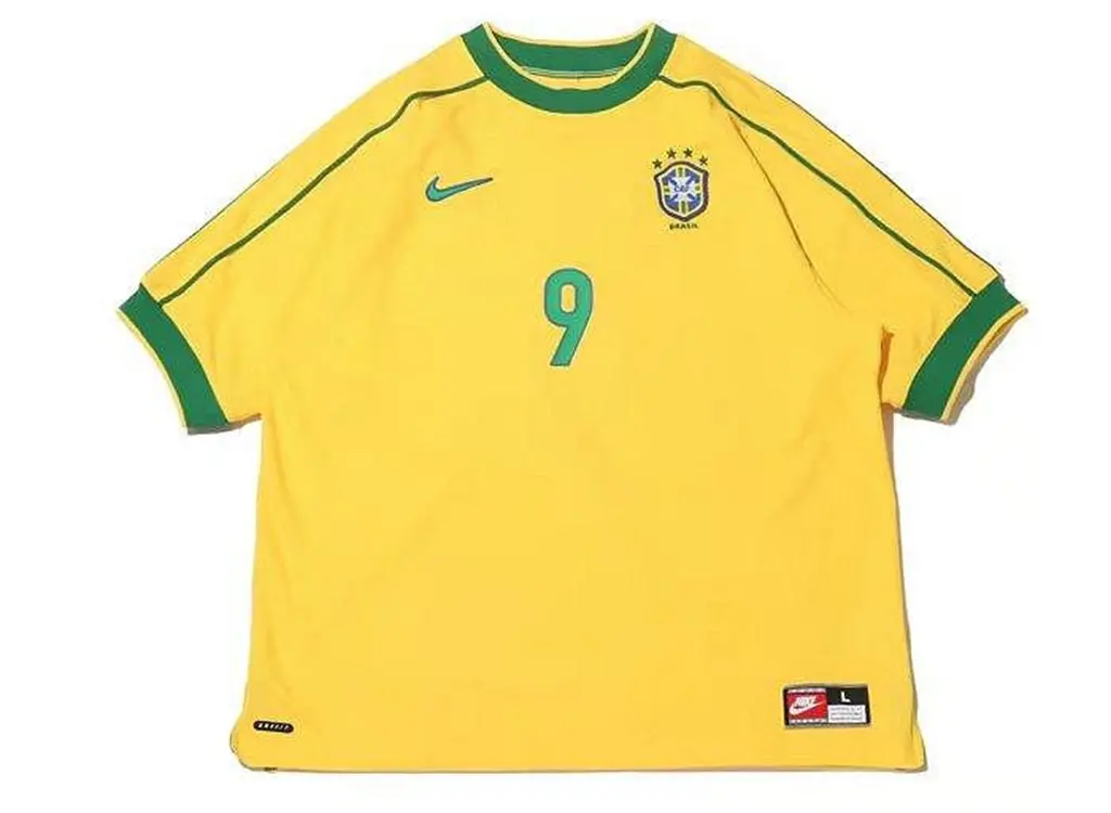 Áo Nike Brazil 1998 Reissue Jersey 'Ronaldo' IB1155-741