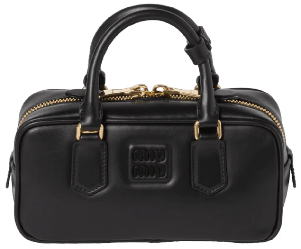 Túi Miu Miu Arcadie Leather Bag 'Black' 5BB142-2CR3-F0002-V-OON