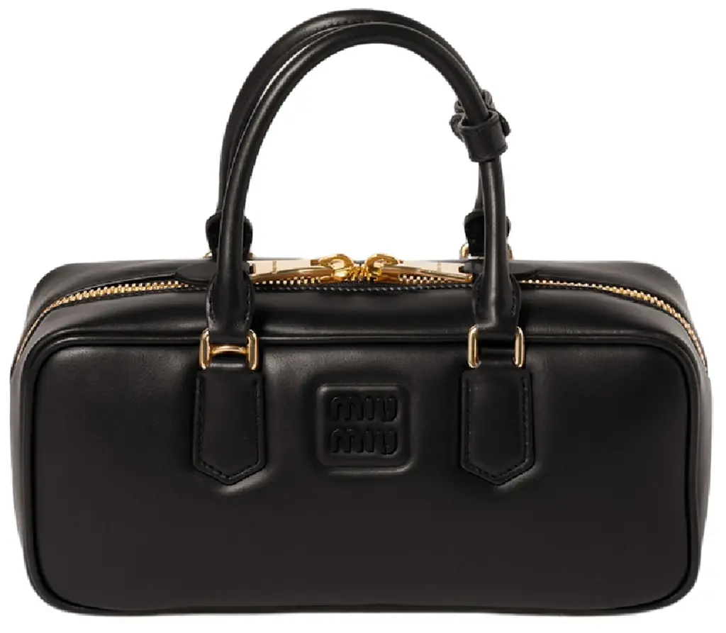 Túi Miu Miu Arcadie Leather Bag 'Black' 5BB148-2CR3-F0002-V-OON