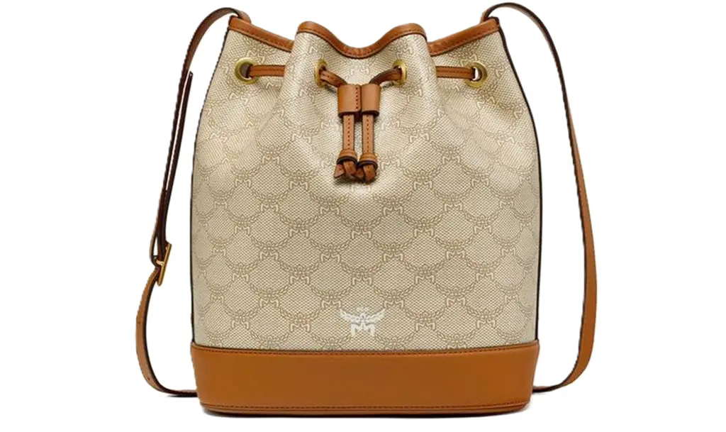 Túi MCM Medium Himmel Drawstring Bag 'Beige' MWDESAC01I9001