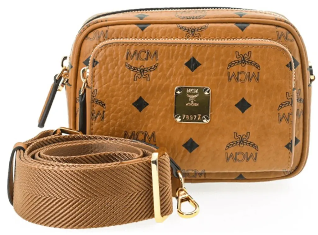 Túi MCM Klassik Crossbody In Visetos 'Cognac' MMRASKC08CO001