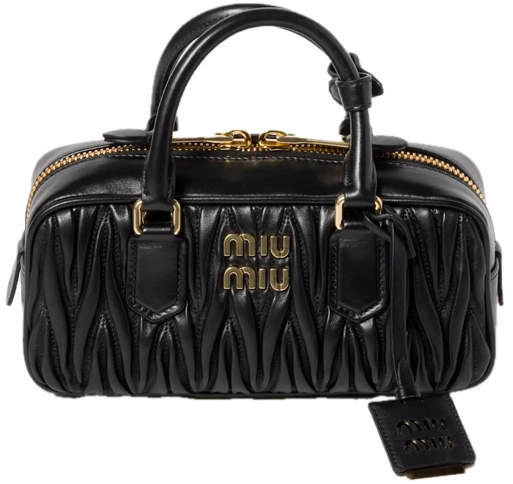 Túi Miu Miu Arcadie Matelassé Bag 'Black' 5BB142-N88-F0002-V-OON