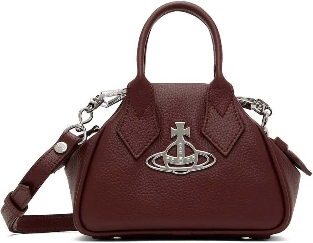 Túi Vivienne Westwood Mini Yasmine Bag 'Burgundy' 8050889989103