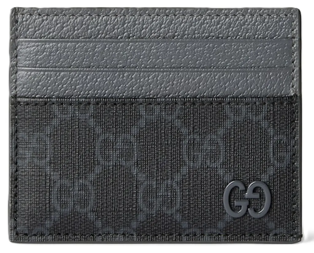 Ví Gucci Bi-Color Card Case With GG Detail 'Black' 795230-FACQC-1048