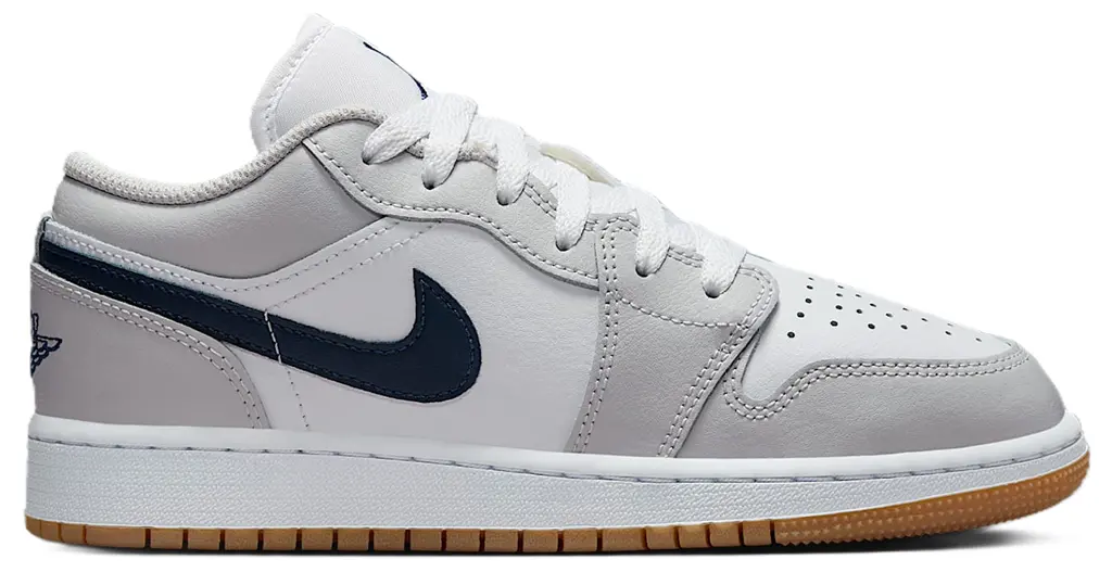 Giày Nike Air Jordan 1 Low GS 'White Neutral Grey' 553560-146