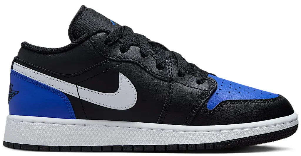 Giày Nike Air Jordan 1 Low GS 'Black Game Royal White' 553560-042