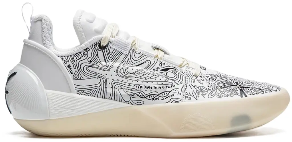 Giày Lining Way Of Wade All City 12 Encore 'White Black' ABAU051-4