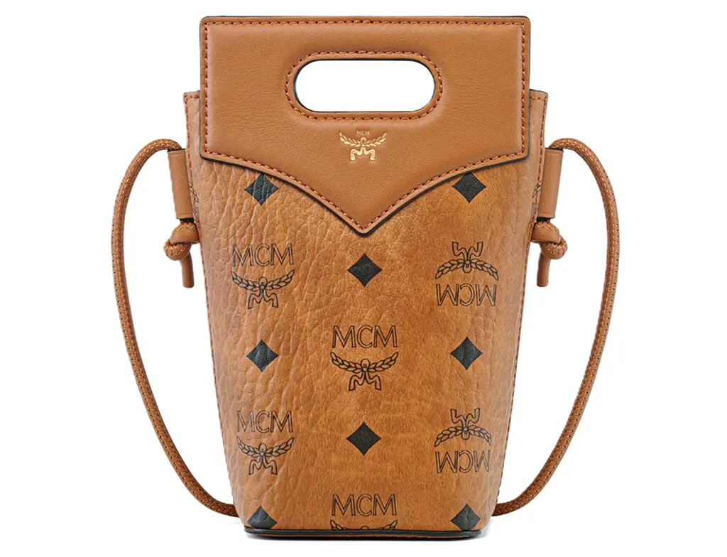 Túi MCM Diamond Crossbody Pouch In Visetos 'Cognac' MYZFSAK01CO001