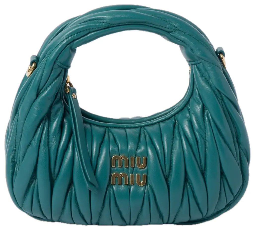 Túi Miu Miu Wander Matelassé 'Lagoon Blue' 5BP078-N88-F0K41-V-OOO