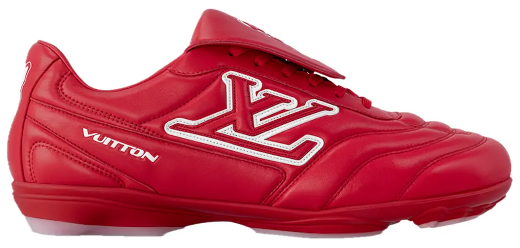 Giày Louis Vuitton LV Footprint Football Trainers 'Red' 1AHDOP