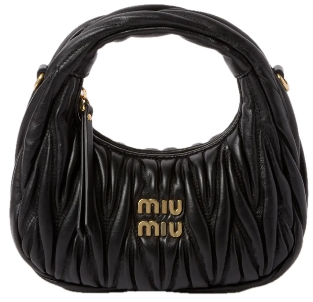 Túi Miu Miu Wander Matelassé Bag 'Black' 5BP078-N88-F0002-V-OOO