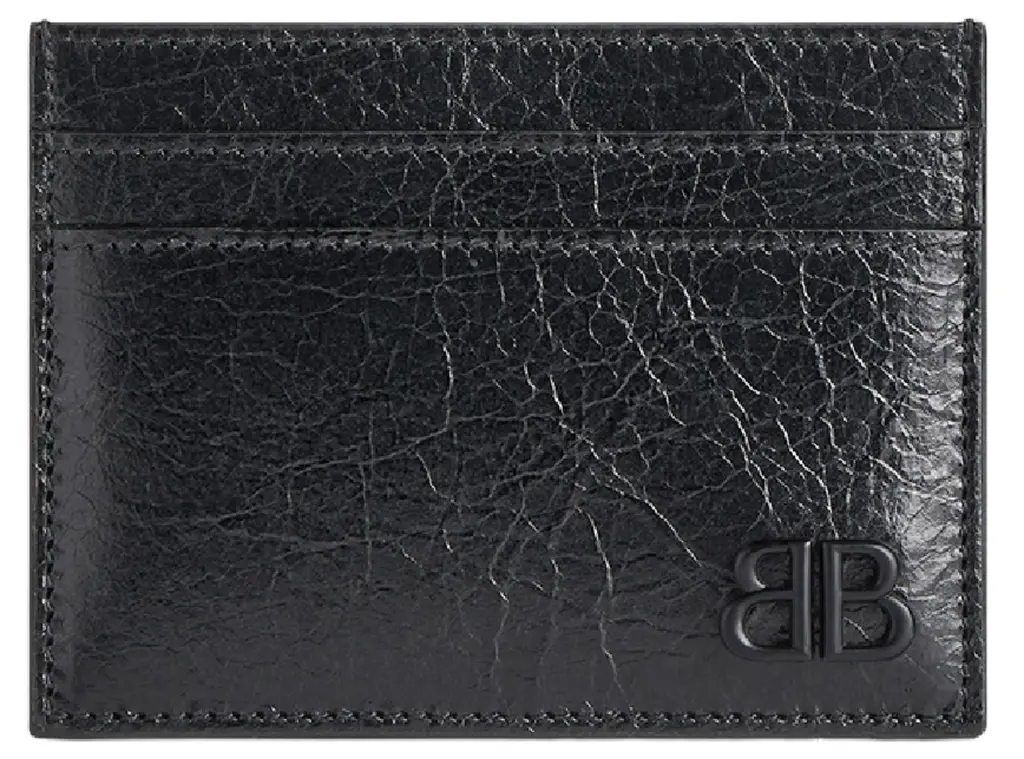 Ví Balenciaga Monaco Card Holder 'Black' 7665472AAS81000