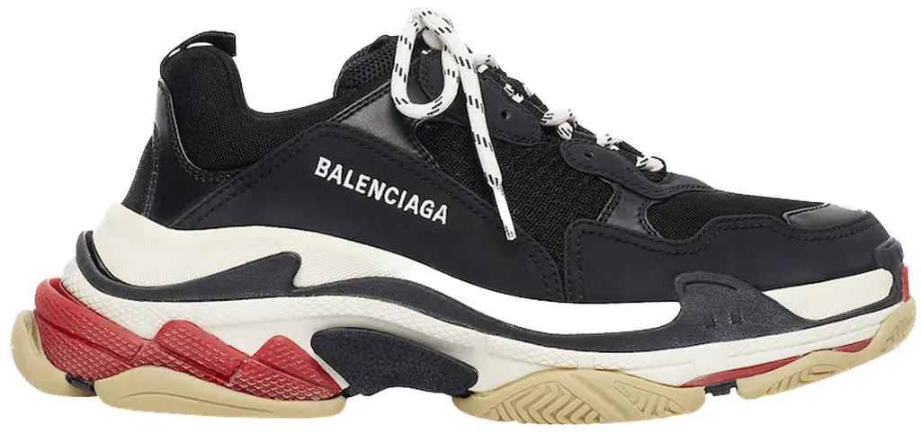 Giày Balenciaga Triple S Trainers 'Black' 533882W09OM1000
