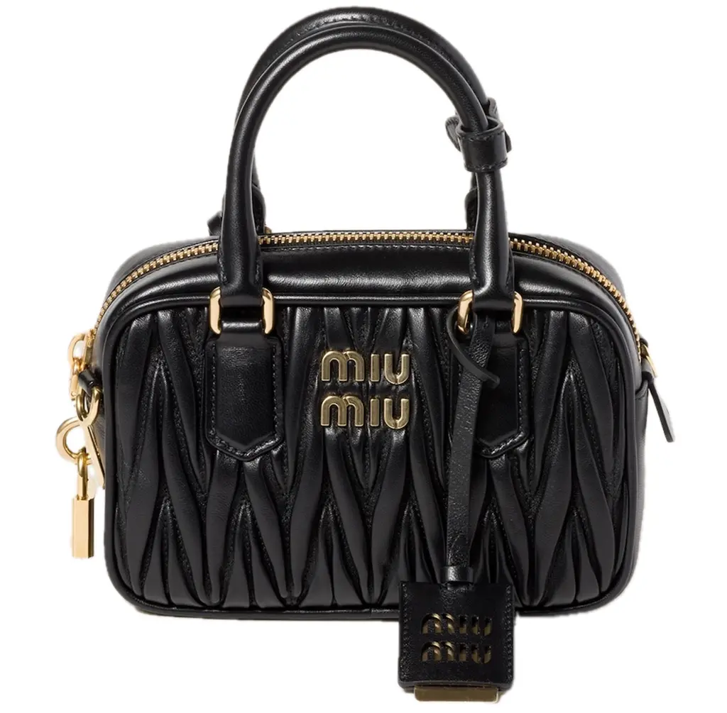 Túi Miu Miu Arcadie Matelassé 'Black' 5BB123-N88-F0002-V-YON