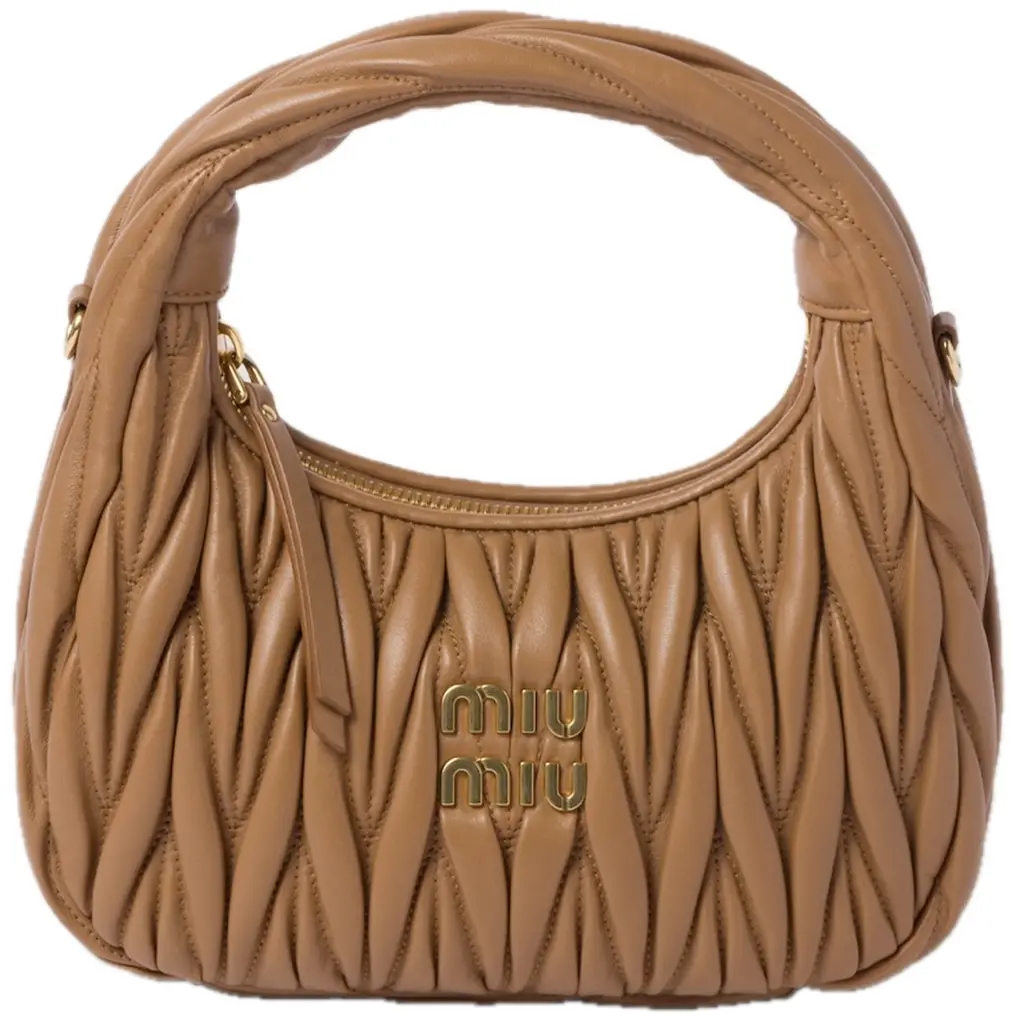 Túi Miu Miu Wander Matelassé 'Caramel' 5BC125-N88-F098L-V-OOY